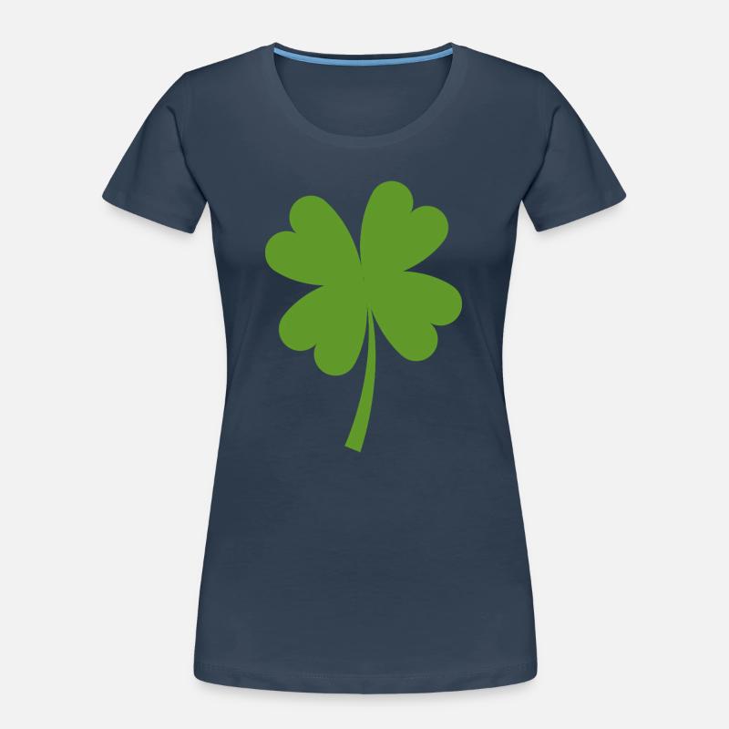 Solid four-leaf clover Women's Premium Organic T-Shirt