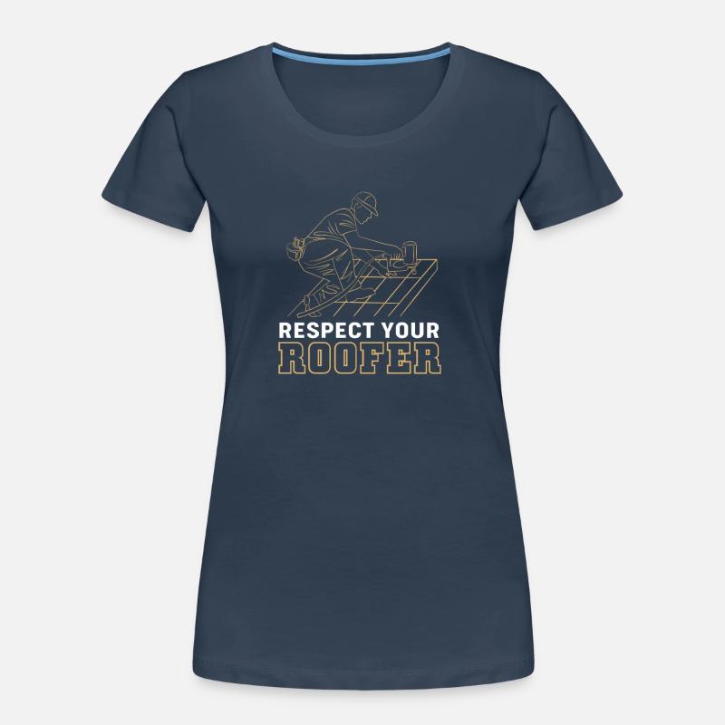 Dachdecker Handwerker Beruf Spruch Frauen Premium Bio T-Shirt