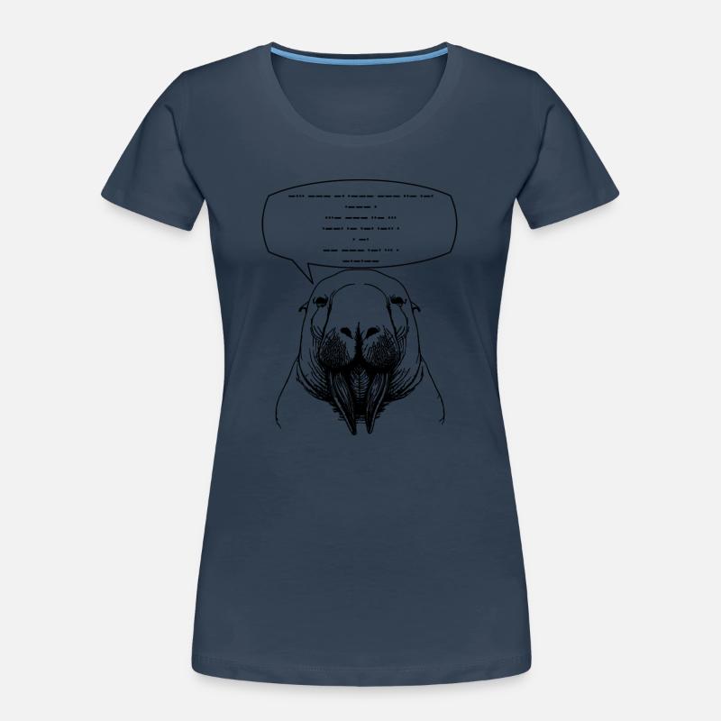 Do you speak Morse code? Women's Premium Organic T-Shirt