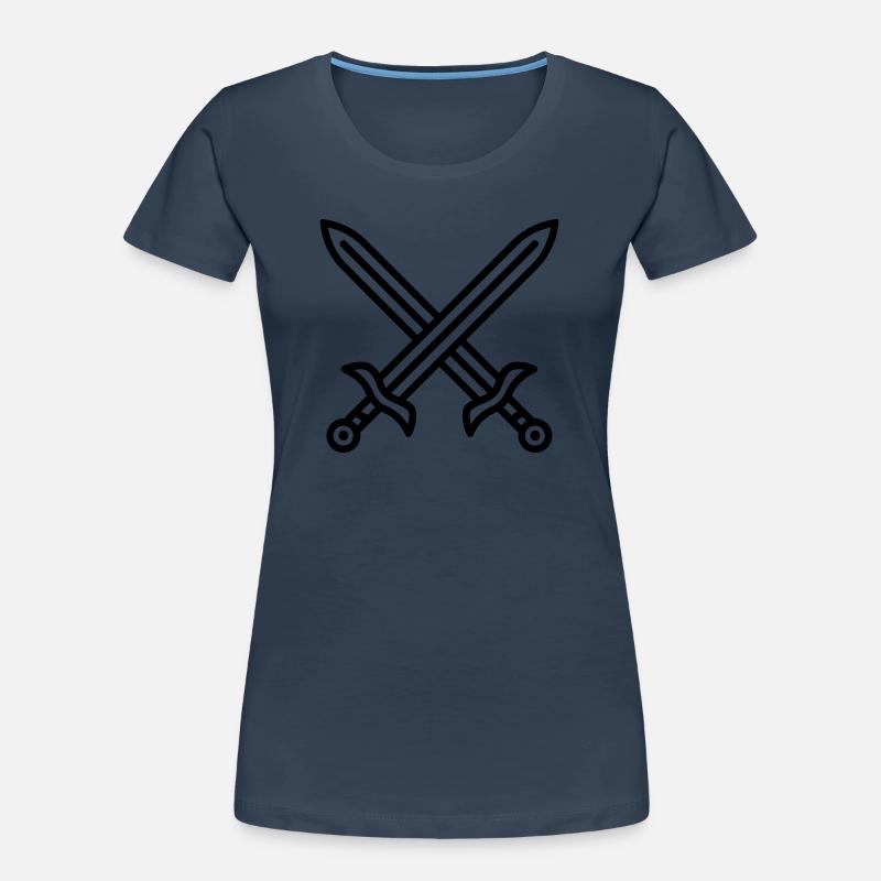 combat épée T-shirt bio Premium Femme