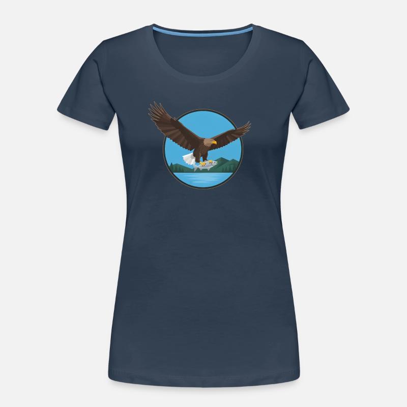 Aigle à queue blanche T-shirt bio Premium Femme