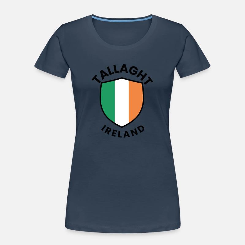 Drapeau du Bouclier d’Irlande de Tallaght T-shirt bio Premium Femme