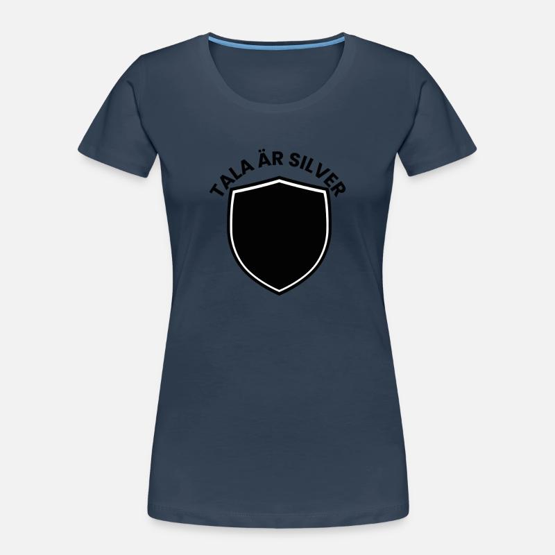 Bouclier d’argent avec thème d’année T-shirt bio Premium Femme