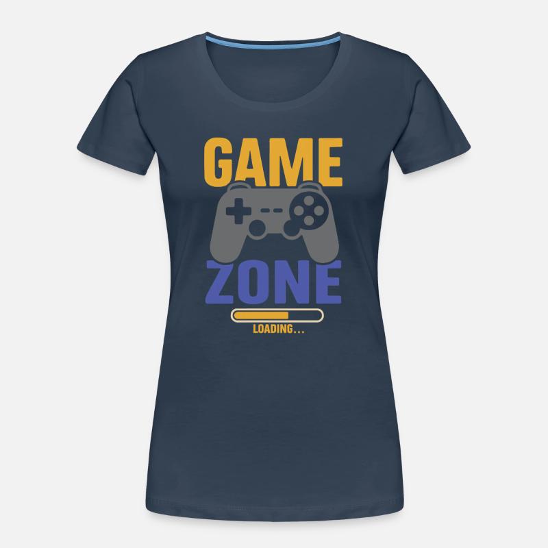 Gamer - Game Zone Loading... Women's Premium Organic T-Shirt