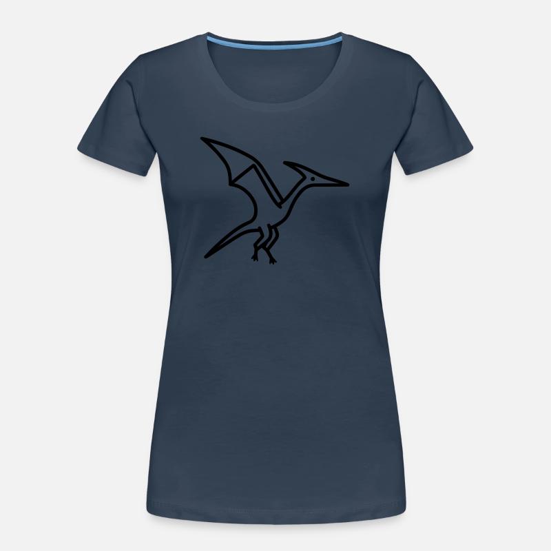 ptérodactyle T-shirt bio Premium Femme