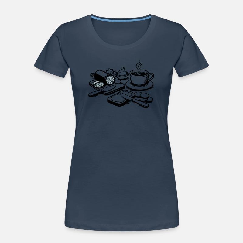 Mahlzeit Frauen Premium Bio T-Shirt