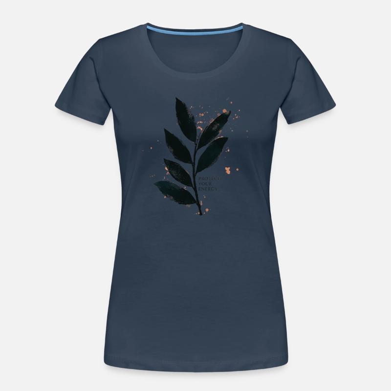 Protégez votre énergie - Conception de pleine conscience T-shirt bio Premium Femme