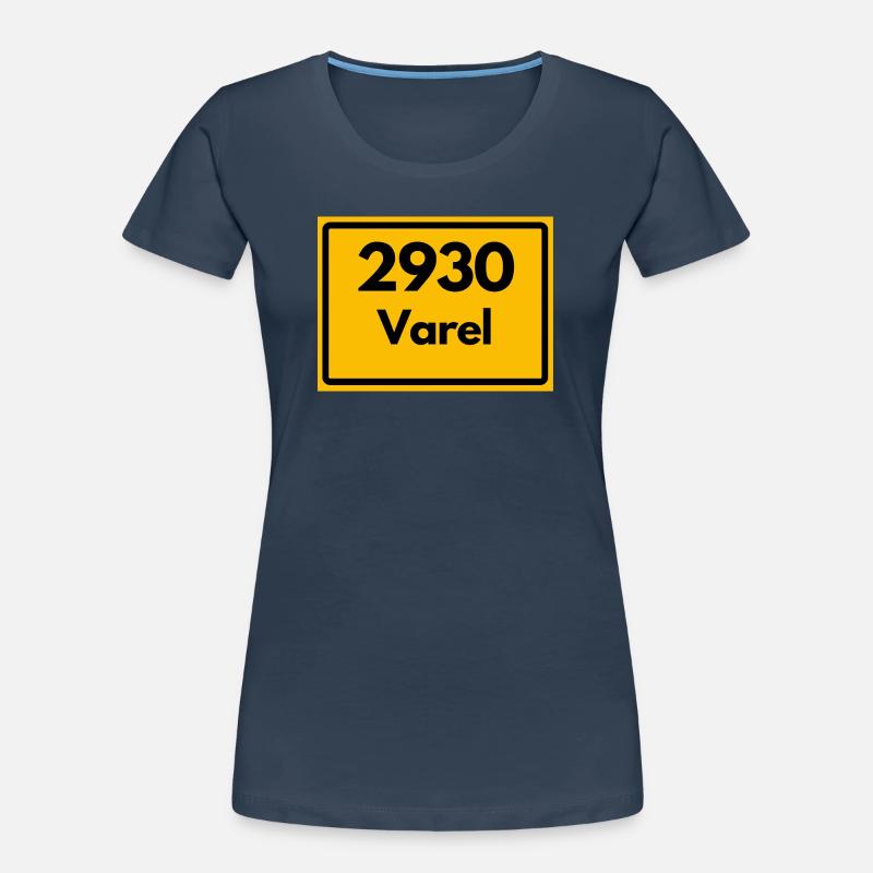 ANCIEN CODE POSTAL RÉTRO 2930 VAREL MEER & MÜHLE T-shirt bio Premium Femme