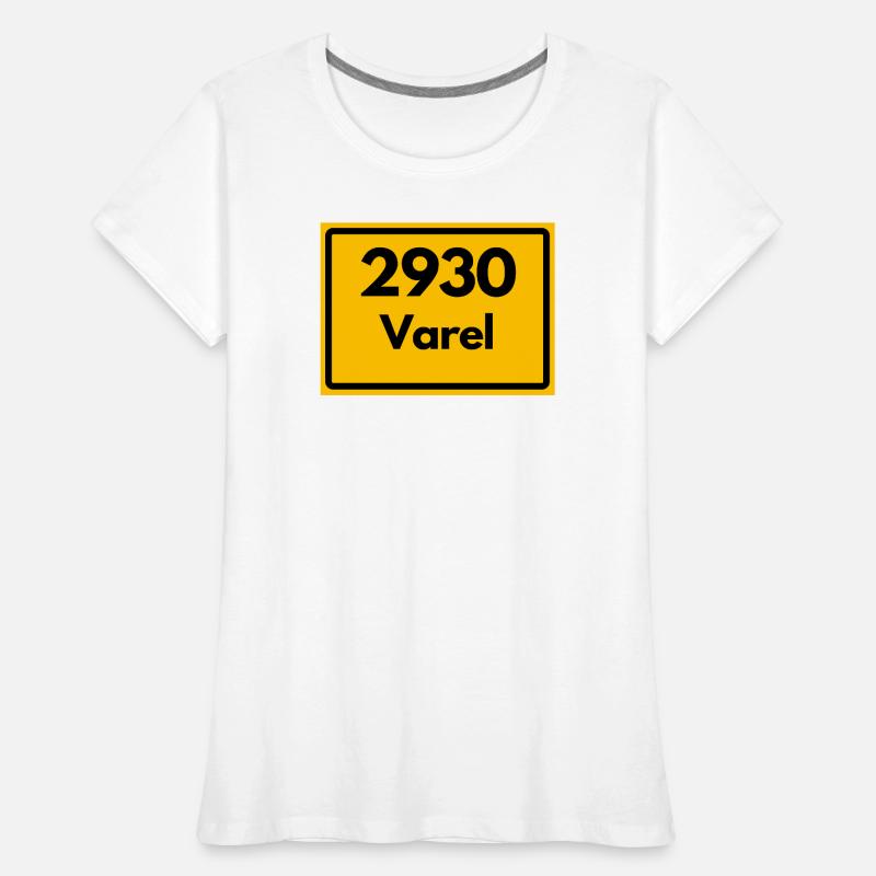OLD POSTCODE POSTCODE RETRO 2930 VAREL MEER & MÜHLE Women's Premium Organic T-Shirt