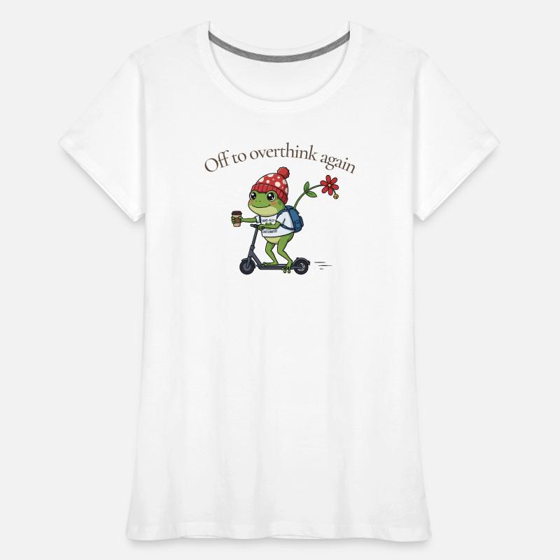 Toad-ally caffeinated frog Women's Premium Organic T-Shirt