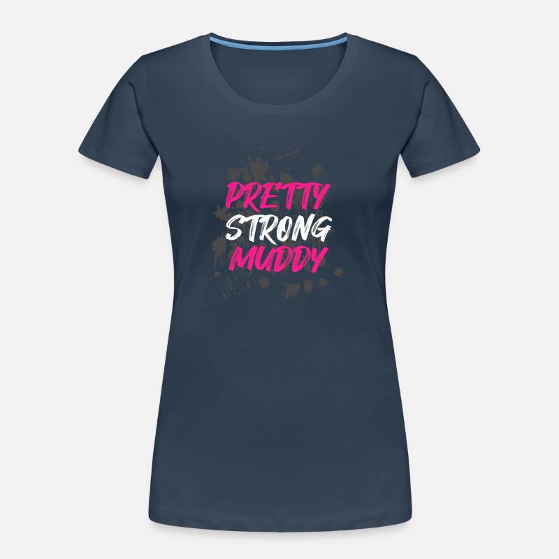 Course boueuse assez solide Schlammlauf boueuse T-shirt bio Premium Femme