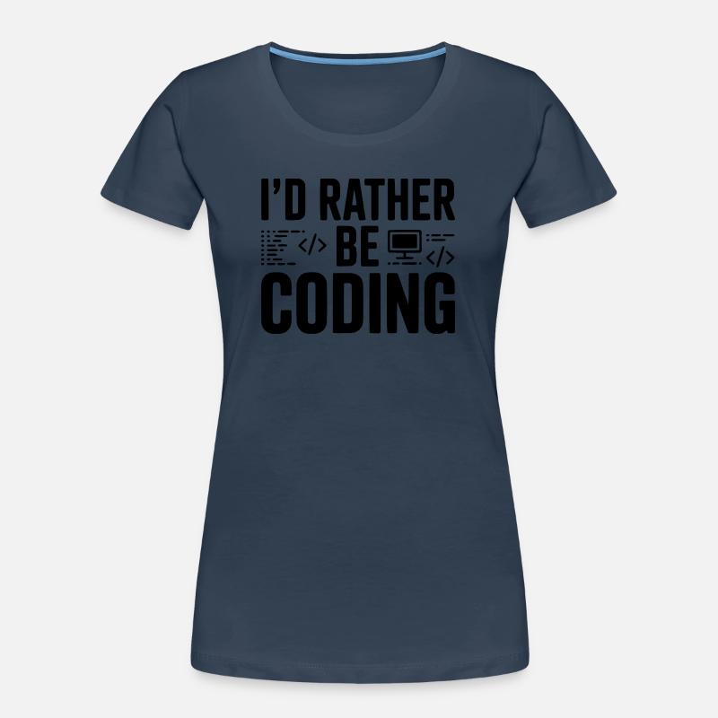 Je préfère coder T-shirt bio Premium Femme