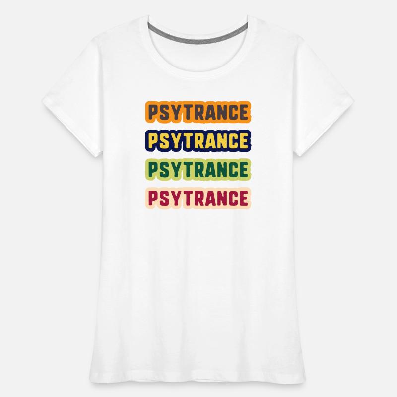 Psytrance-Farbstack Frauen Premium Bio T-Shirt