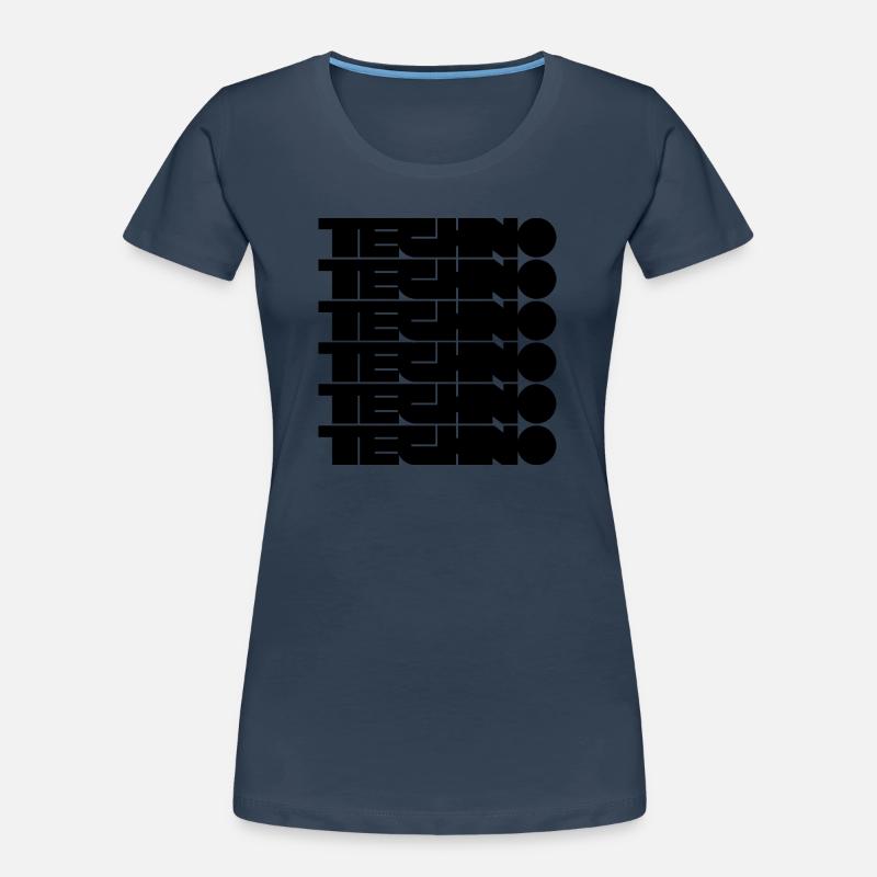 Techno bold logo design Women's Premium Organic T-Shirt