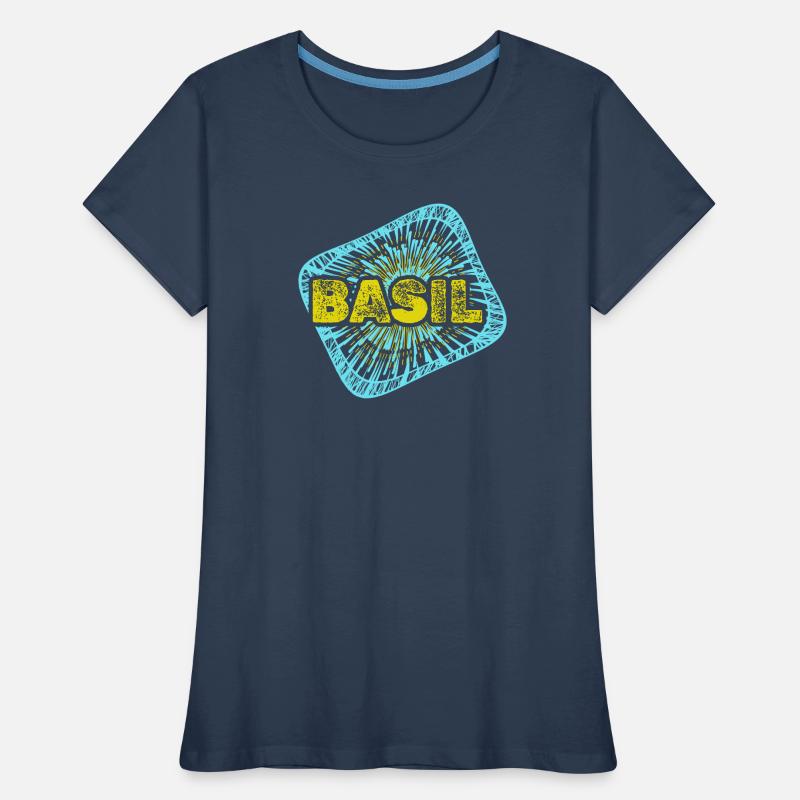 Le basilic comme passe-temps T-shirt bio Premium Femme