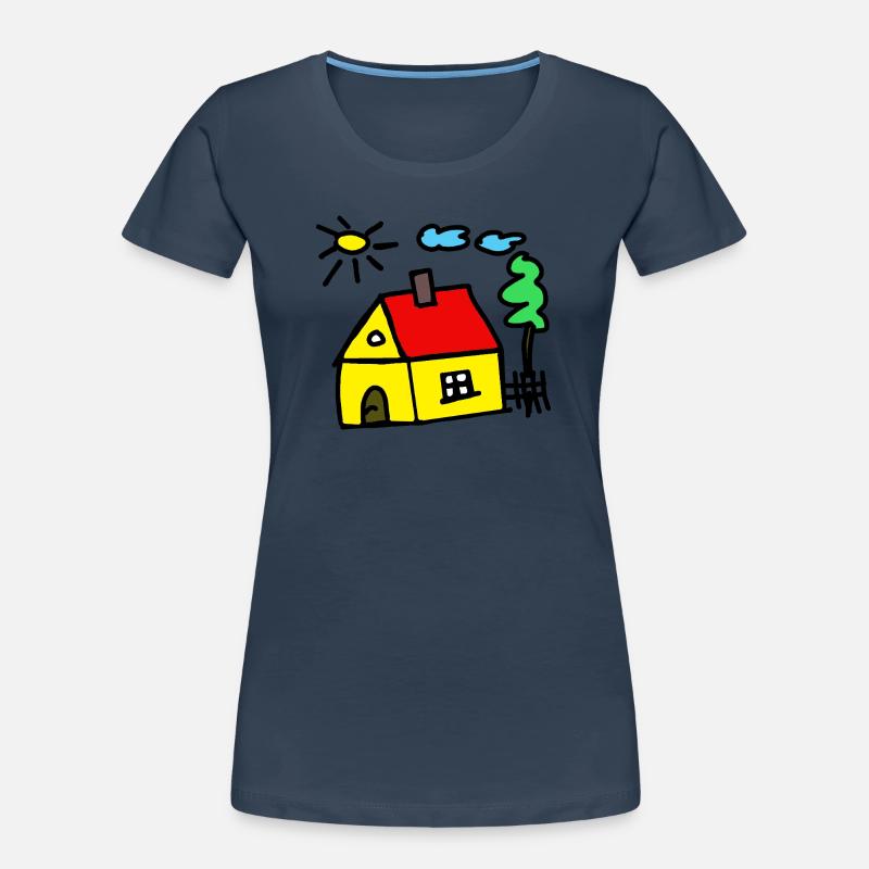 Constructeurs de maisons de rêve de la maison de la cabane T-shirt bio Premium Femme