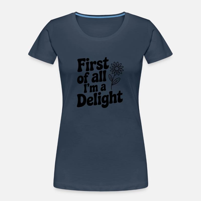 Zunächst einmal bin ich eine Freude Frauen Premium Bio T-Shirt