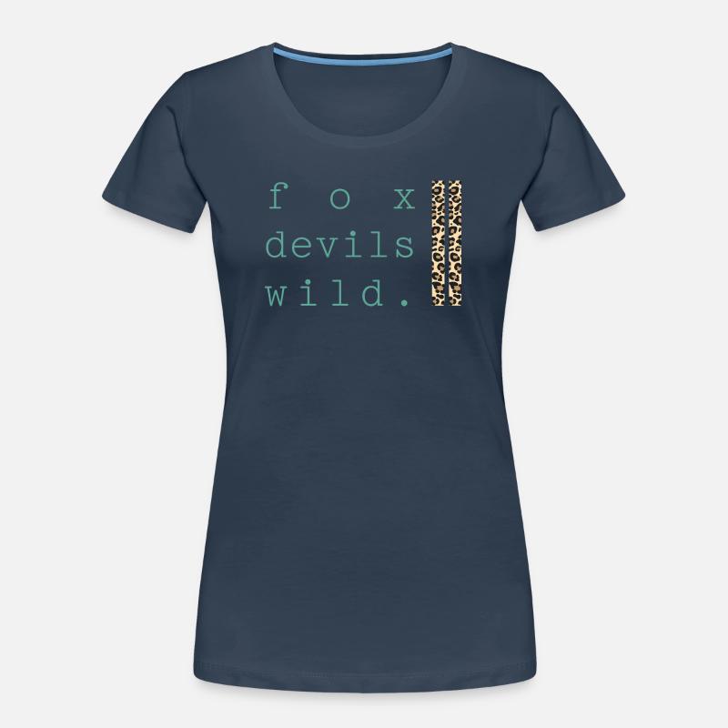 Fox Devil Wild Leopard Women's Premium Organic T-Shirt