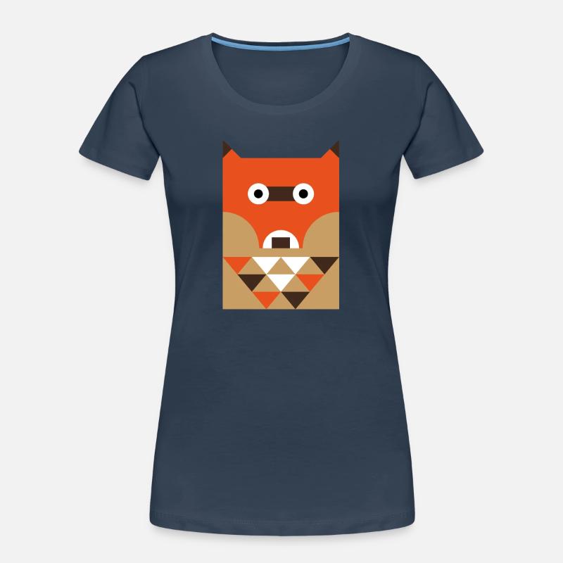 Fuchs Frauen Premium Bio T-Shirt
