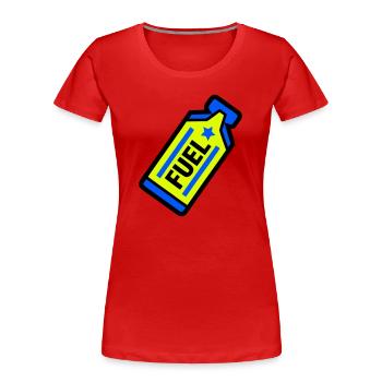 Fuel Energy Gel Endurance Sports - Women's Premium Organic T-Shirt -  - Front - Mia (176cm)