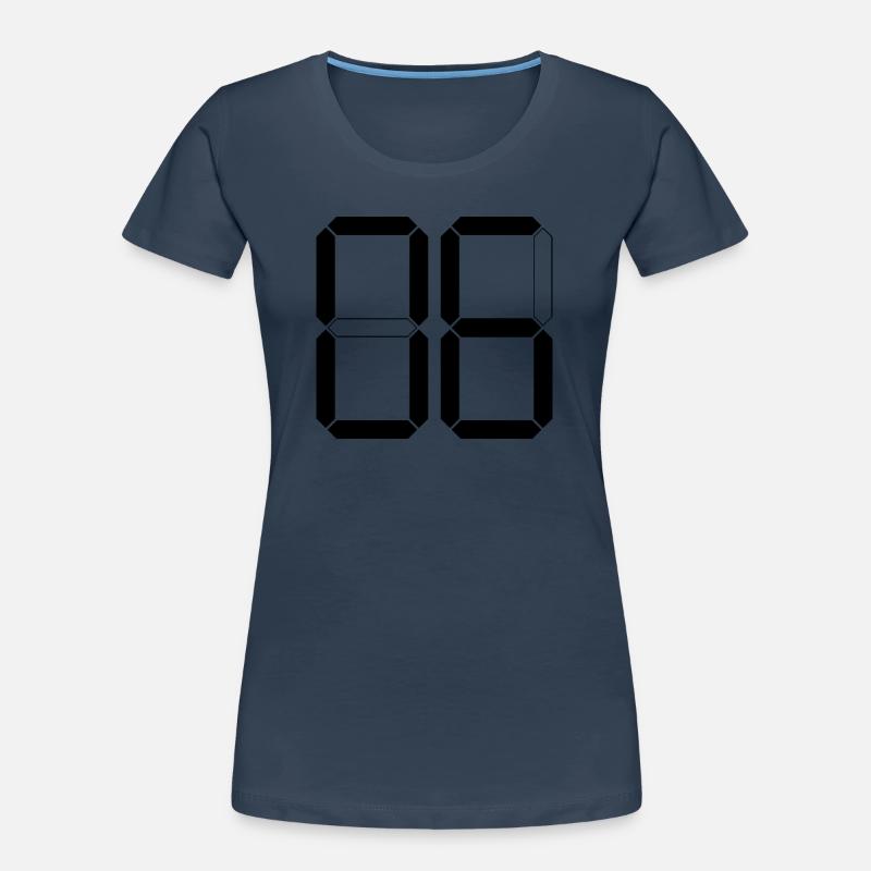 NUMMER 06 Null Sechs Geburtstag Geschenk Digital Frauen Premium Bio T-Shirt