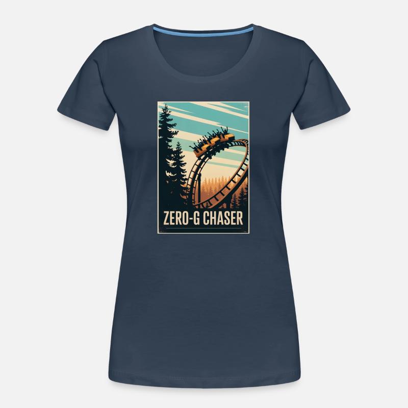 Zero-G Jäger | Achterbahn Thrill Frauen Premium Bio T-Shirt