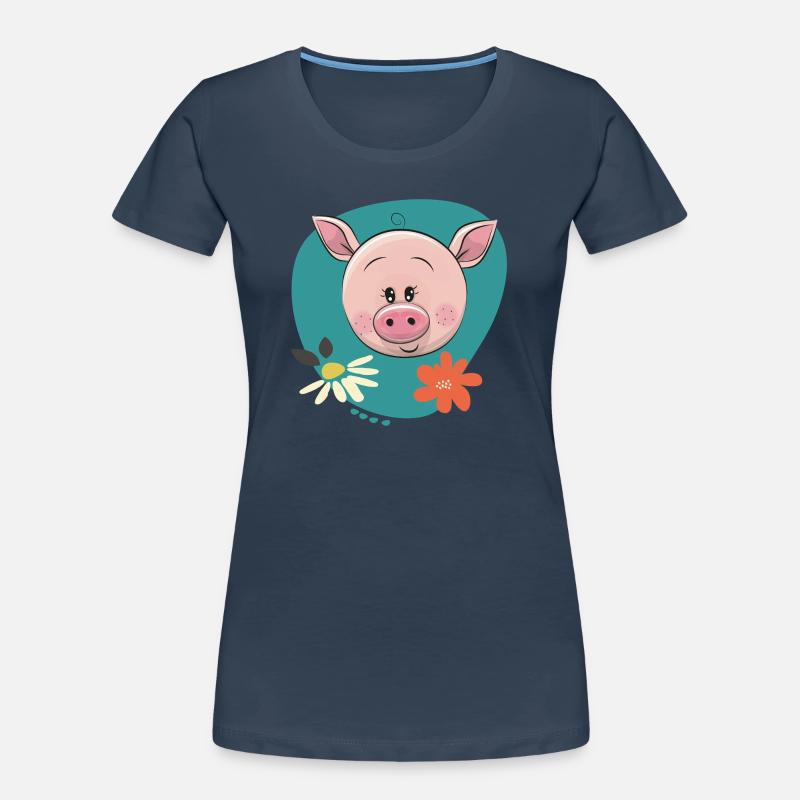 Süßes Schweinchen  Frauen Premium Bio T-Shirt