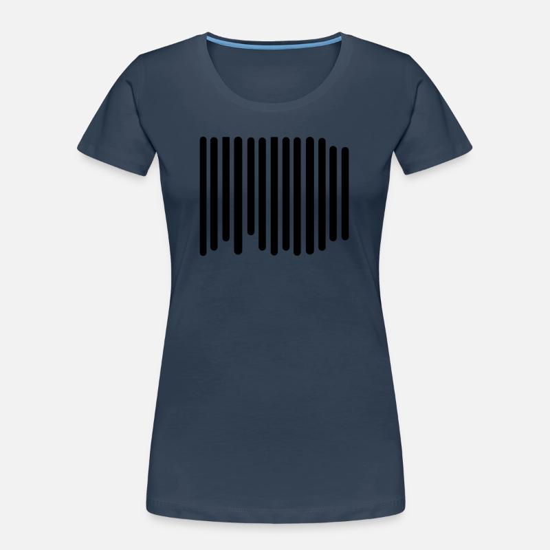 Barcode Frauen Premium Bio T-Shirt