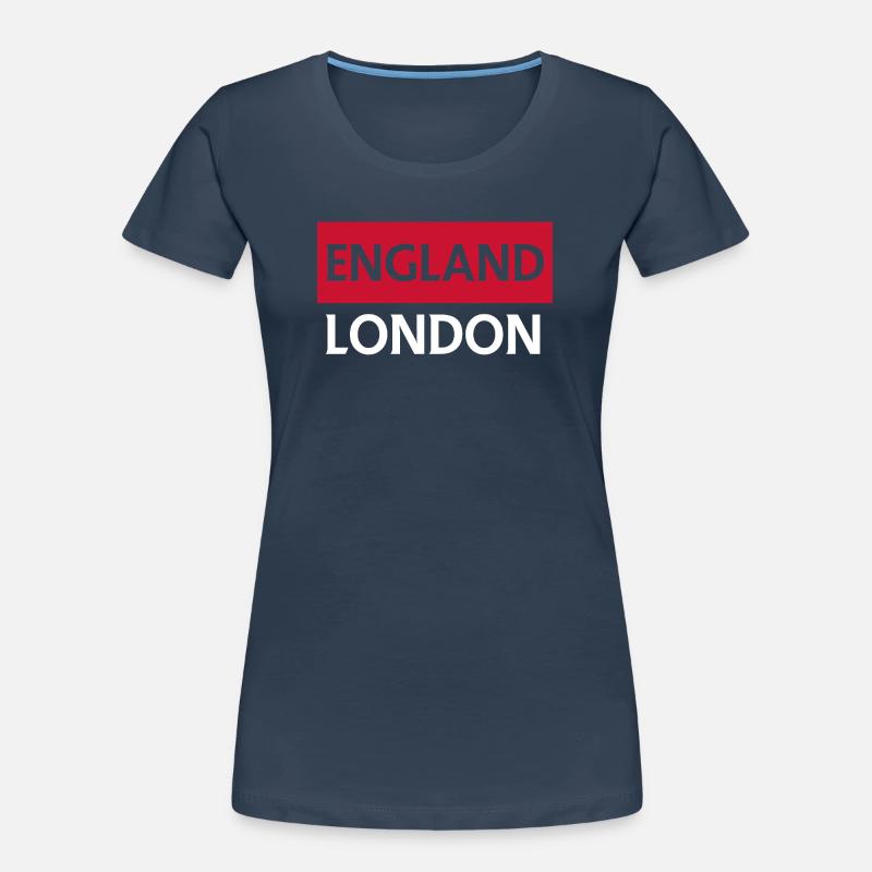 Conception de rotation du drapeau anglais T-shirt bio Premium Femme