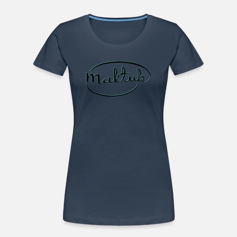 MakeKita Mint Script T-shirt bio Premium Femme
