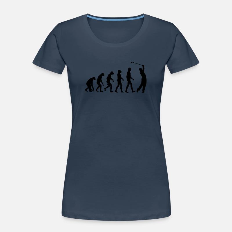 Golf Golf Evolution - T-shirt bio Premium Femme - 