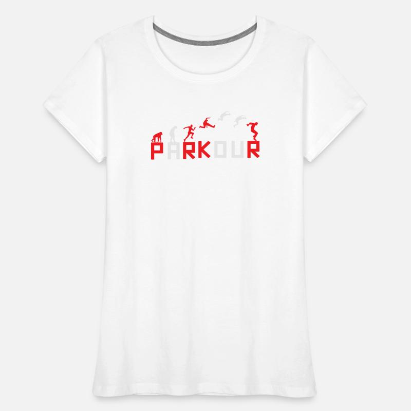 Évolution de la conception des séquences de course T-shirt bio Premium Femme