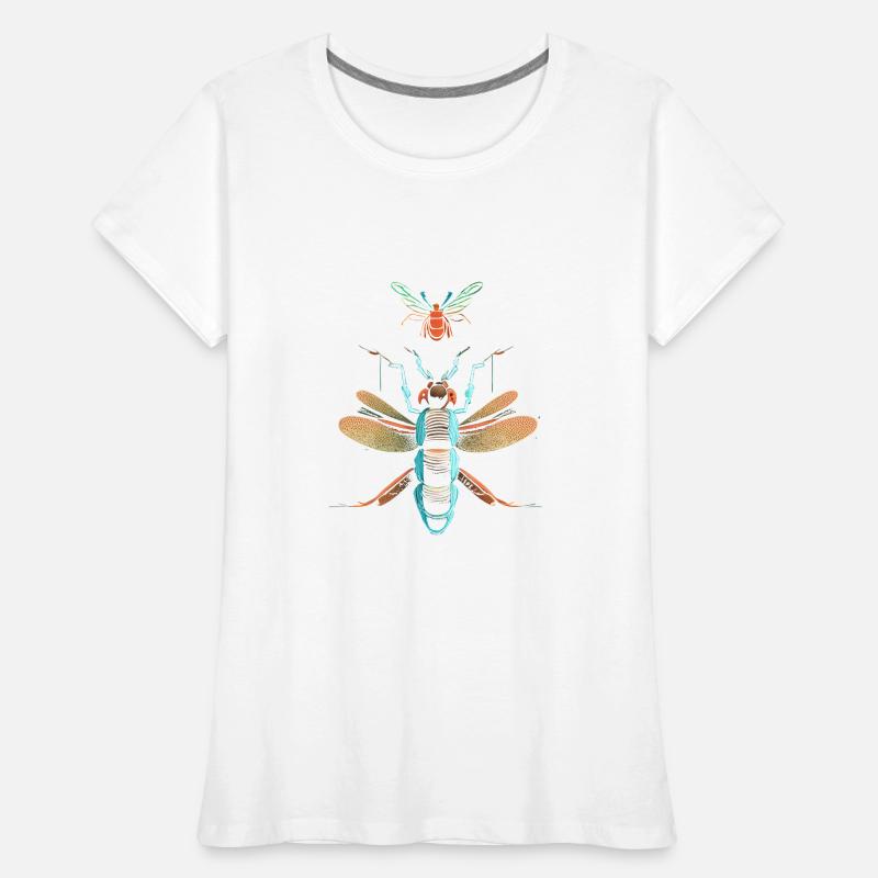 Insect Attack - big eats small T-shirt bio Premium Femme