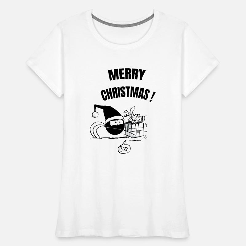 Beth l'araignée - Le cadeau de Noël (version texte T-shirt bio Premium Femme