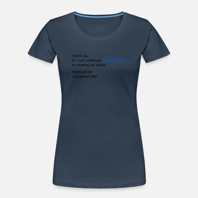 Baby Performance Review - Commitment Frauen Premium Bio T-Shirt