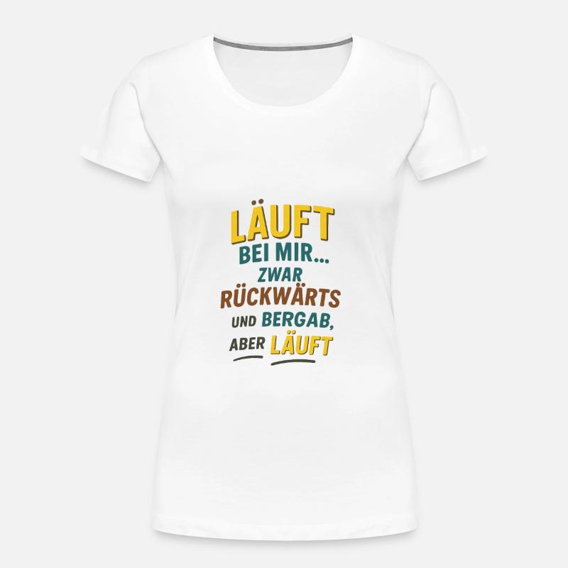 Bizarre, honnête et merveilleusement autodérision. - T-shirt bio Premium Femme - blanc