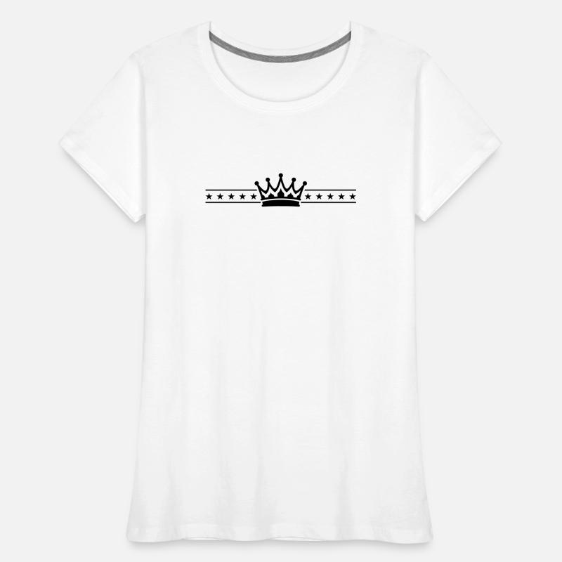 Krone Element Frauen Premium Bio T-Shirt