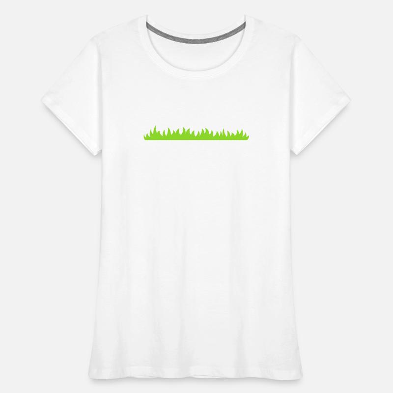 Grass or lawn Women's Premium Organic T-Shirt
