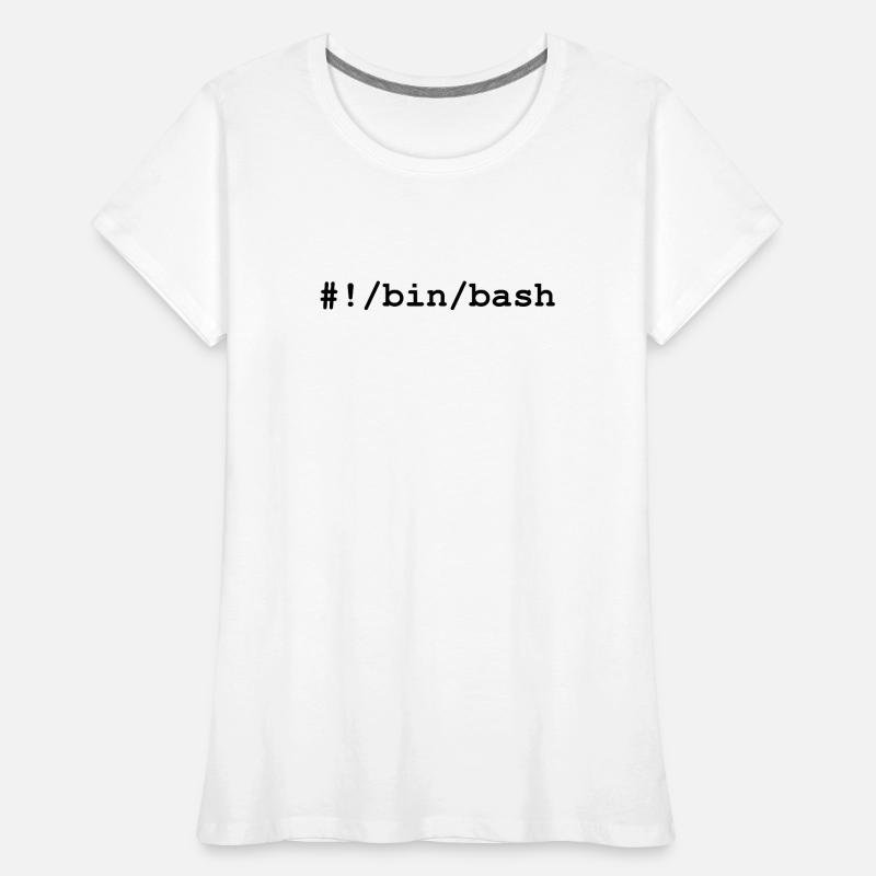 Bash / Bourne-Again Shell in Linux and Unix Women's Premium Organic T-Shirt