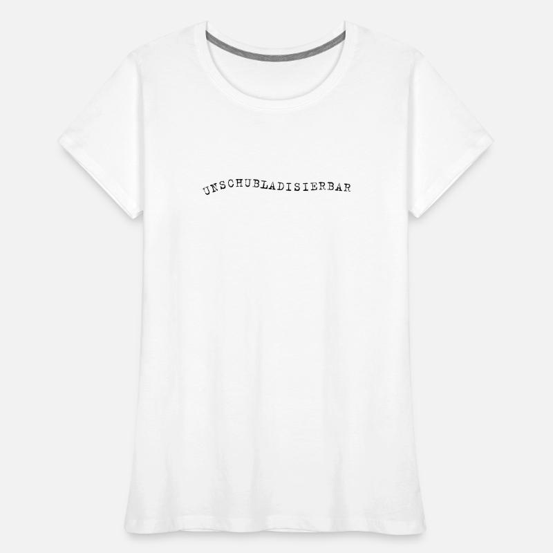 Unschubladisbar – Expression autodérisoire T-shirt bio Premium Femme