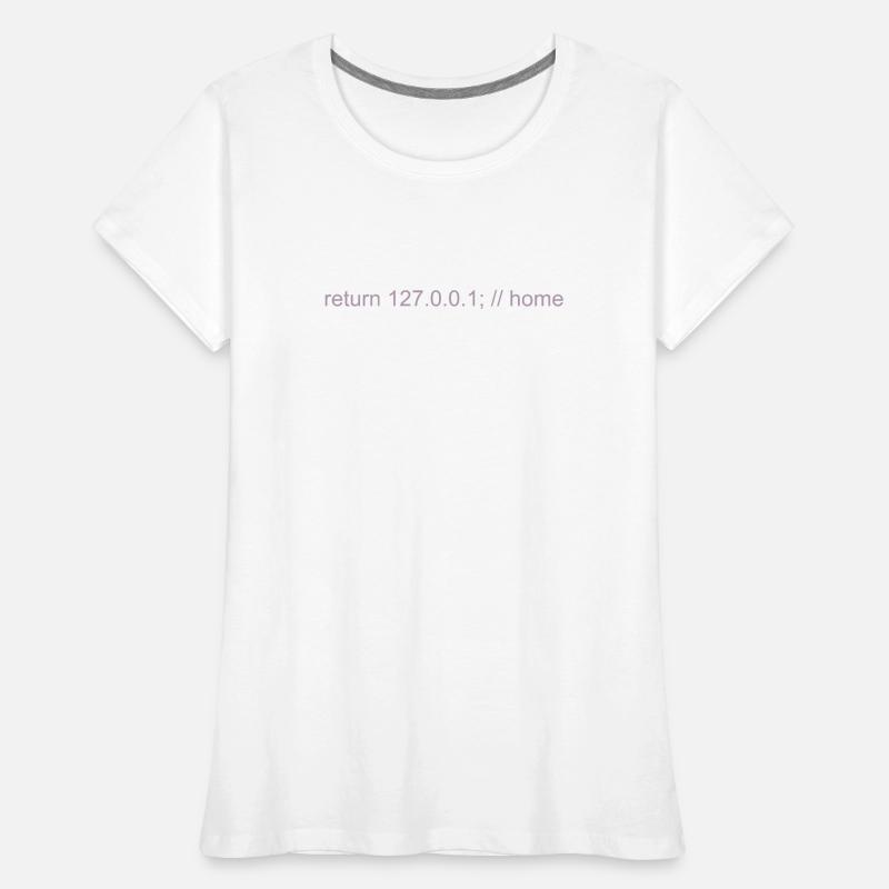 Programmierer Nerd IT Witz Developer Zuhause Frauen Premium Bio T-Shirt