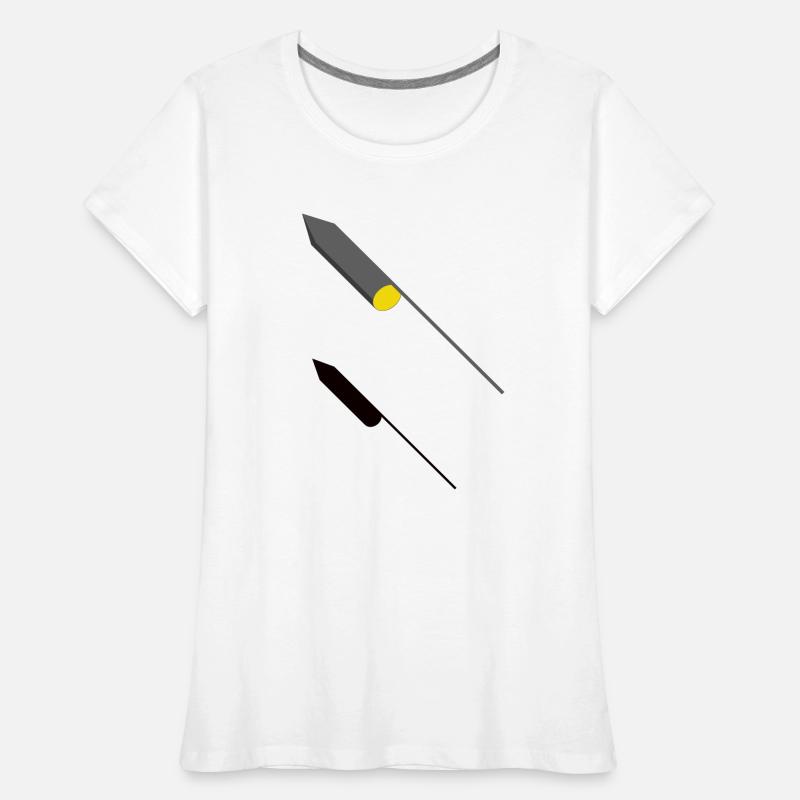 Fusée 3D - Conception T-shirt bio Premium Femme