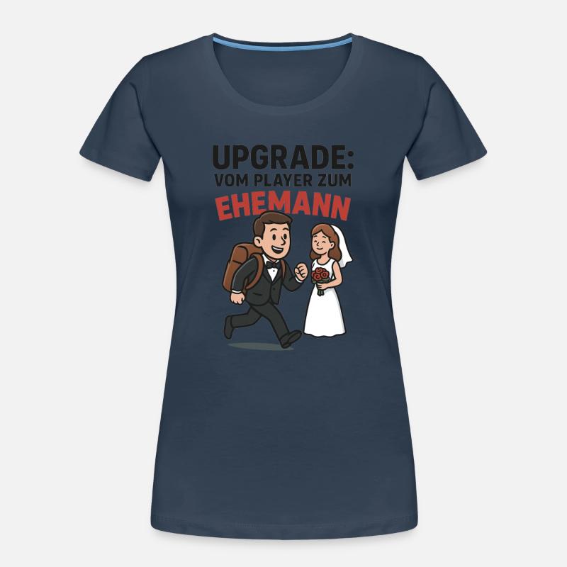 Upgrade zum Ehemann Frauen Premium Bio T-Shirt