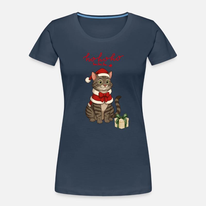 HoHoho, Graue Katze Frauen Premium Bio T-Shirt