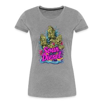 Sour Diesel - Frauen Premium Bio T-Shirt -  - Vorne - Mia (176cm)