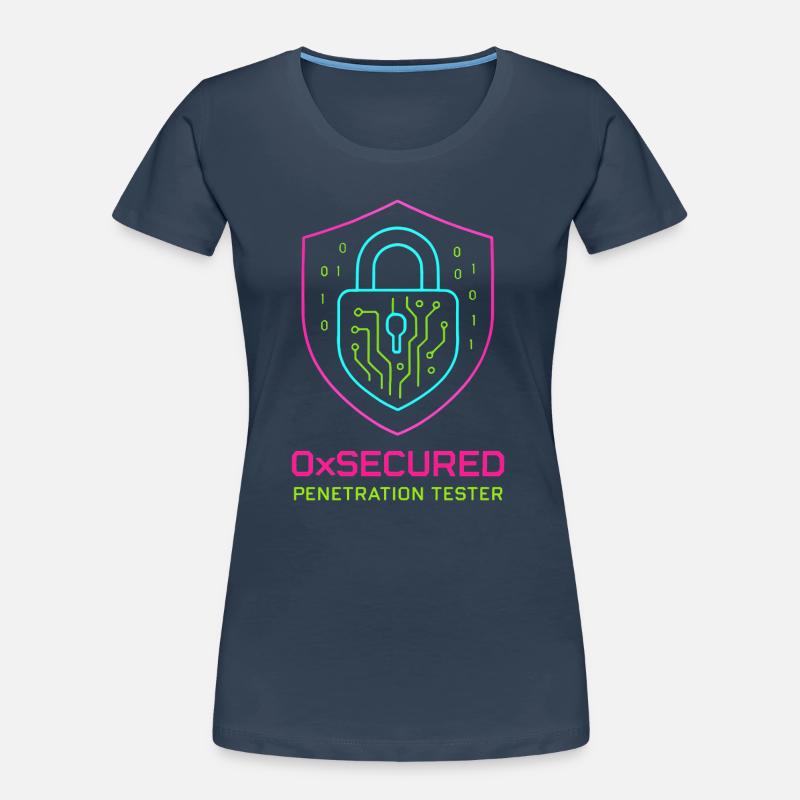 Shield 0xSecure Cyber Penetration Tester Women's Premium Organic T-Shirt