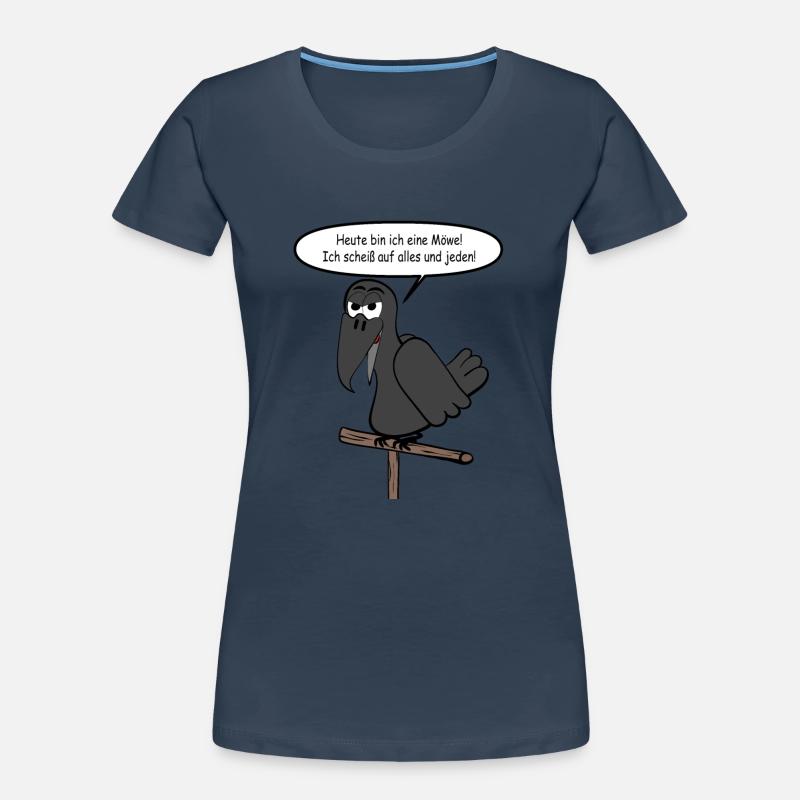 Heute bin ich eine Möwe Frauen Premium Bio T-Shirt