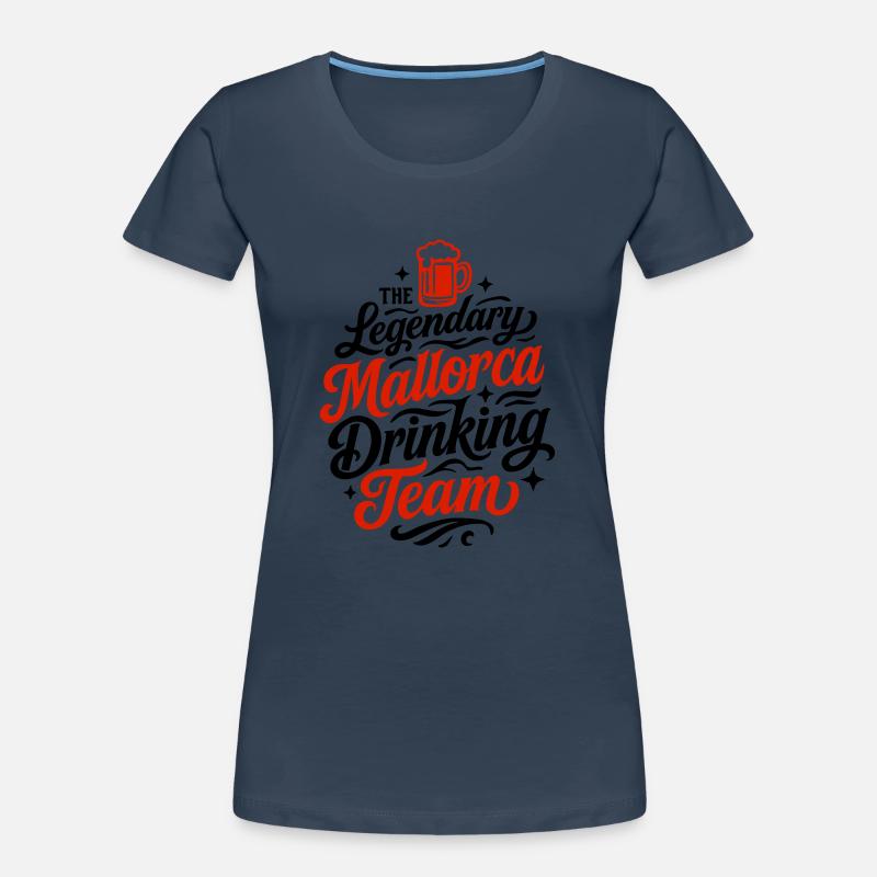 Mallorca Drinking Team - T-shirt bio Premium Femme - 