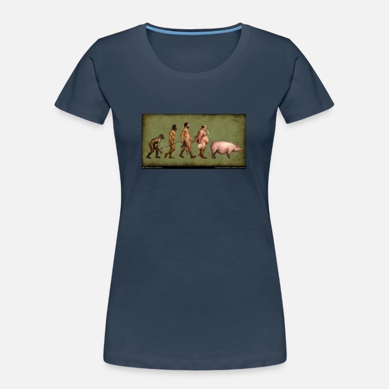 Evolution - Frauen Premium Bio T-Shirt - 