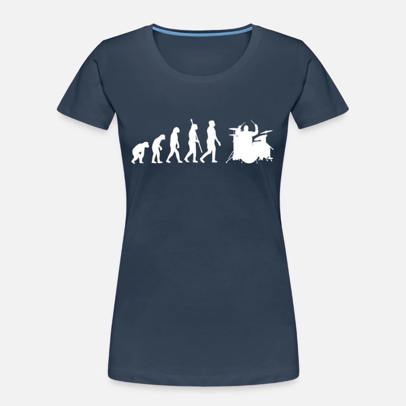 Drummer Evolution Development Drums Women's Premium Organic T-Shirt